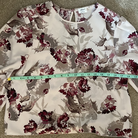 Wilfred floral blouse with flutter sleeve detail - Picture 4 of 8